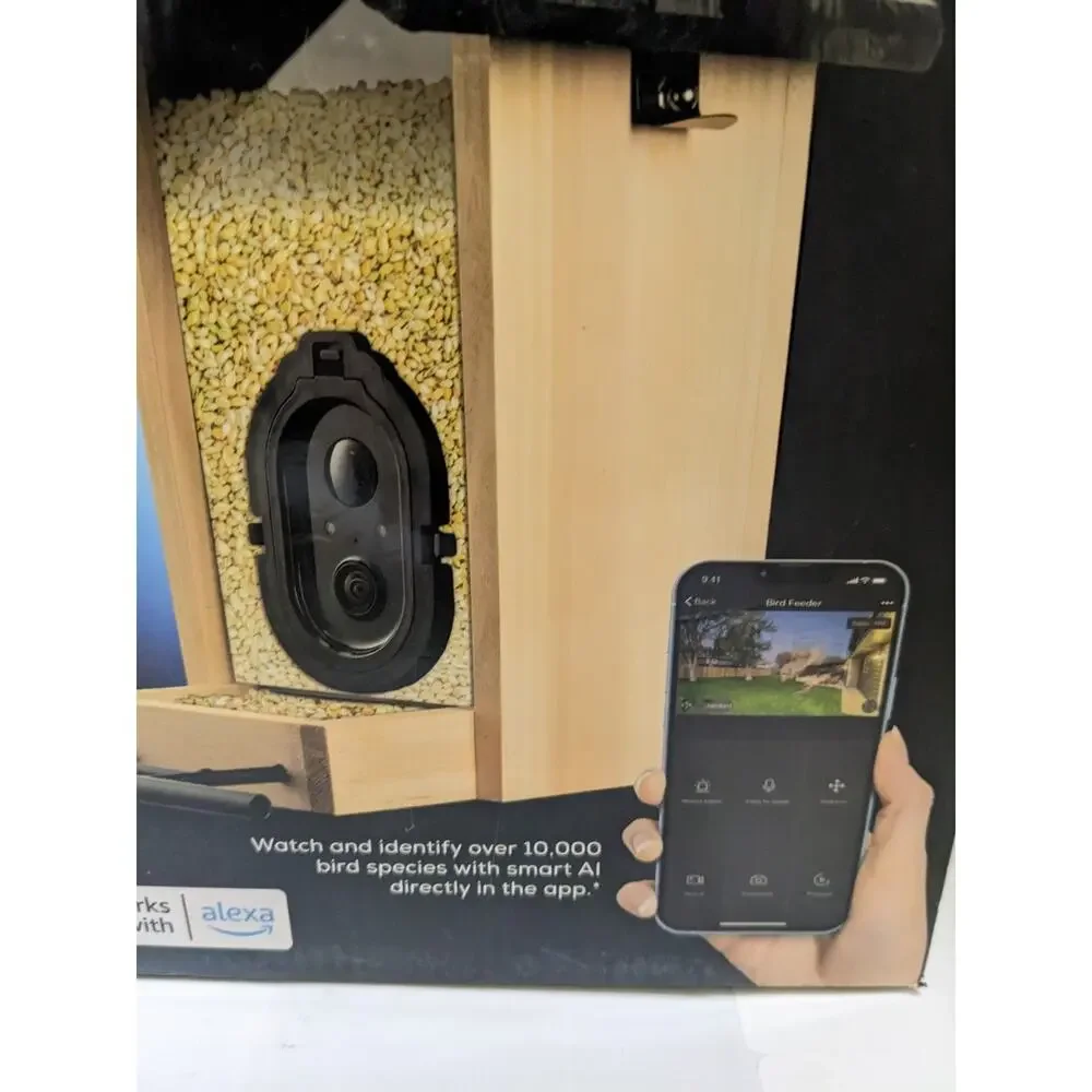 Solar Geeni Bird Feathercam Smart Bird Feeder Camera AI Bird Identification